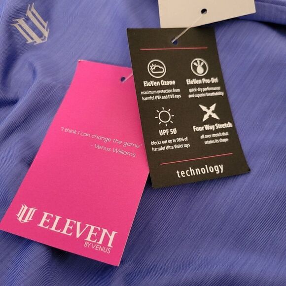 Eleven by Venus Williams Backup Gap Sleeve Top (Size L) - Picture 7 of 8